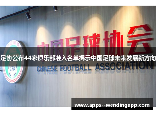 足协公布44家俱乐部准入名单揭示中国足球未来发展新方向